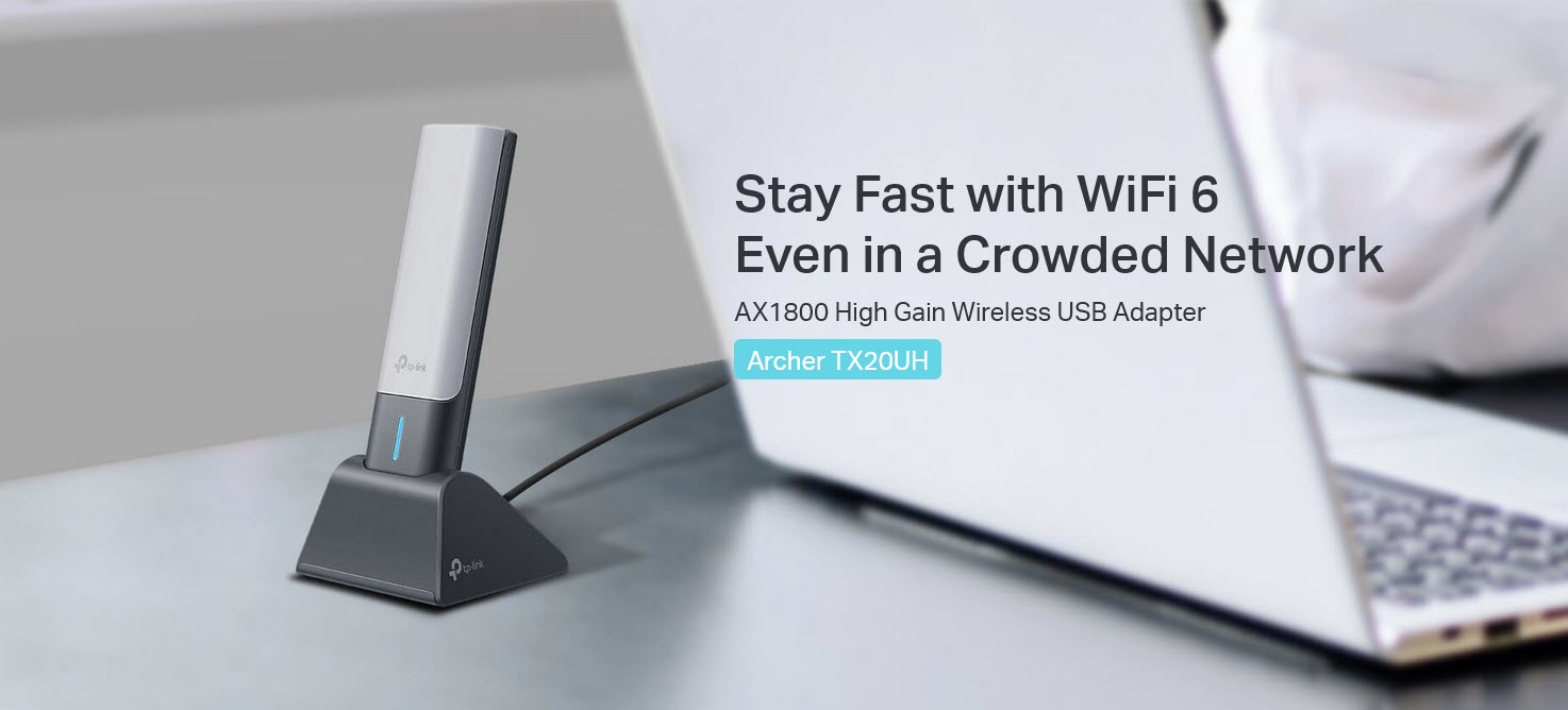 TP-Link Archer TX20UH ตัวรับสัญญาณ WIFI AX1800
